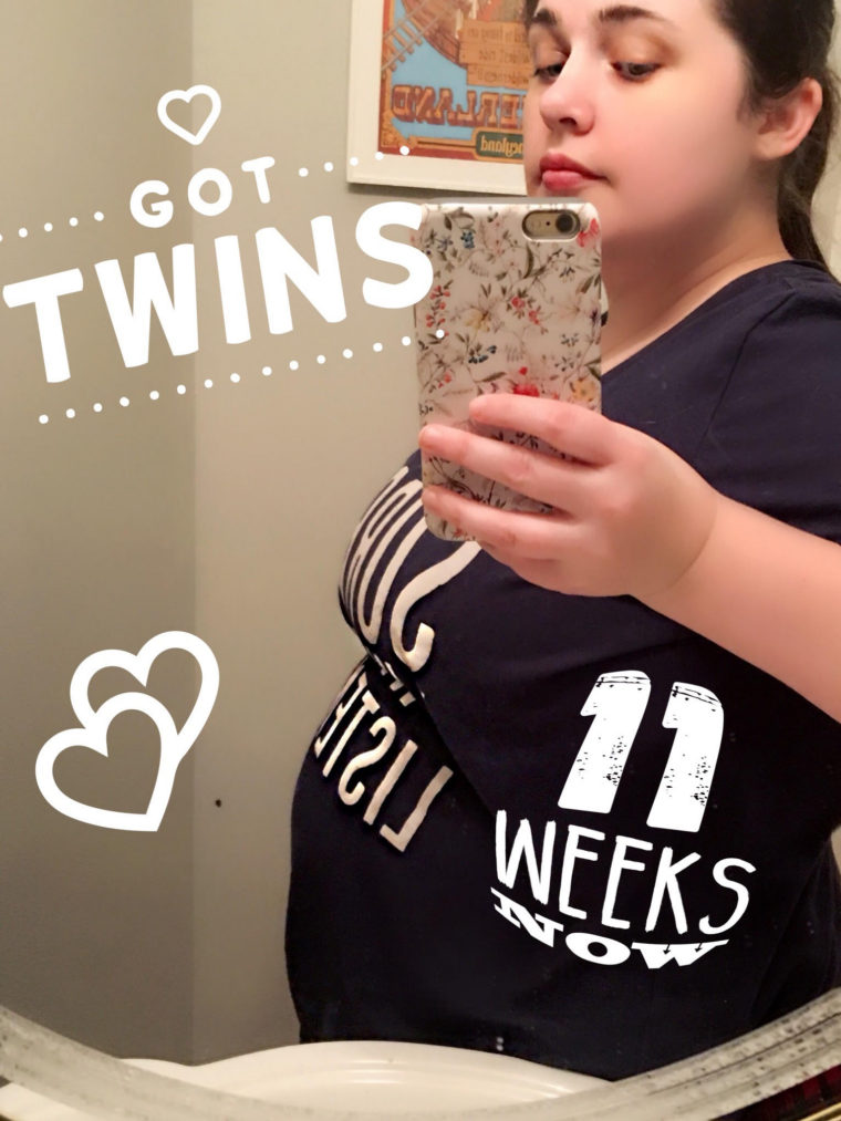 Plus Size 11 Weeks 4 Days Pregnant Belly - pregnantbelly