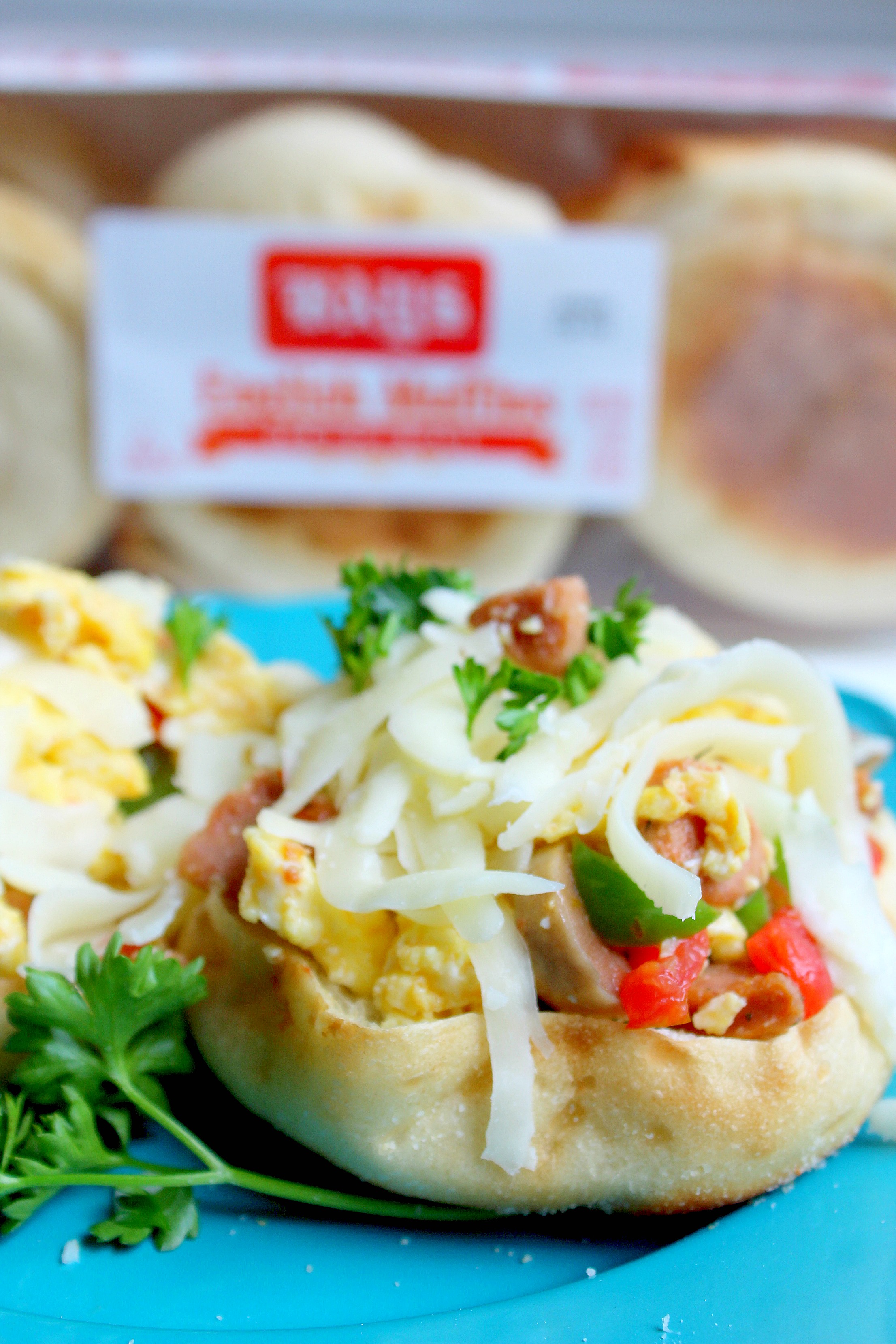 Bays English Muffins Breakfast Recipe with Chicken Sausage Budget