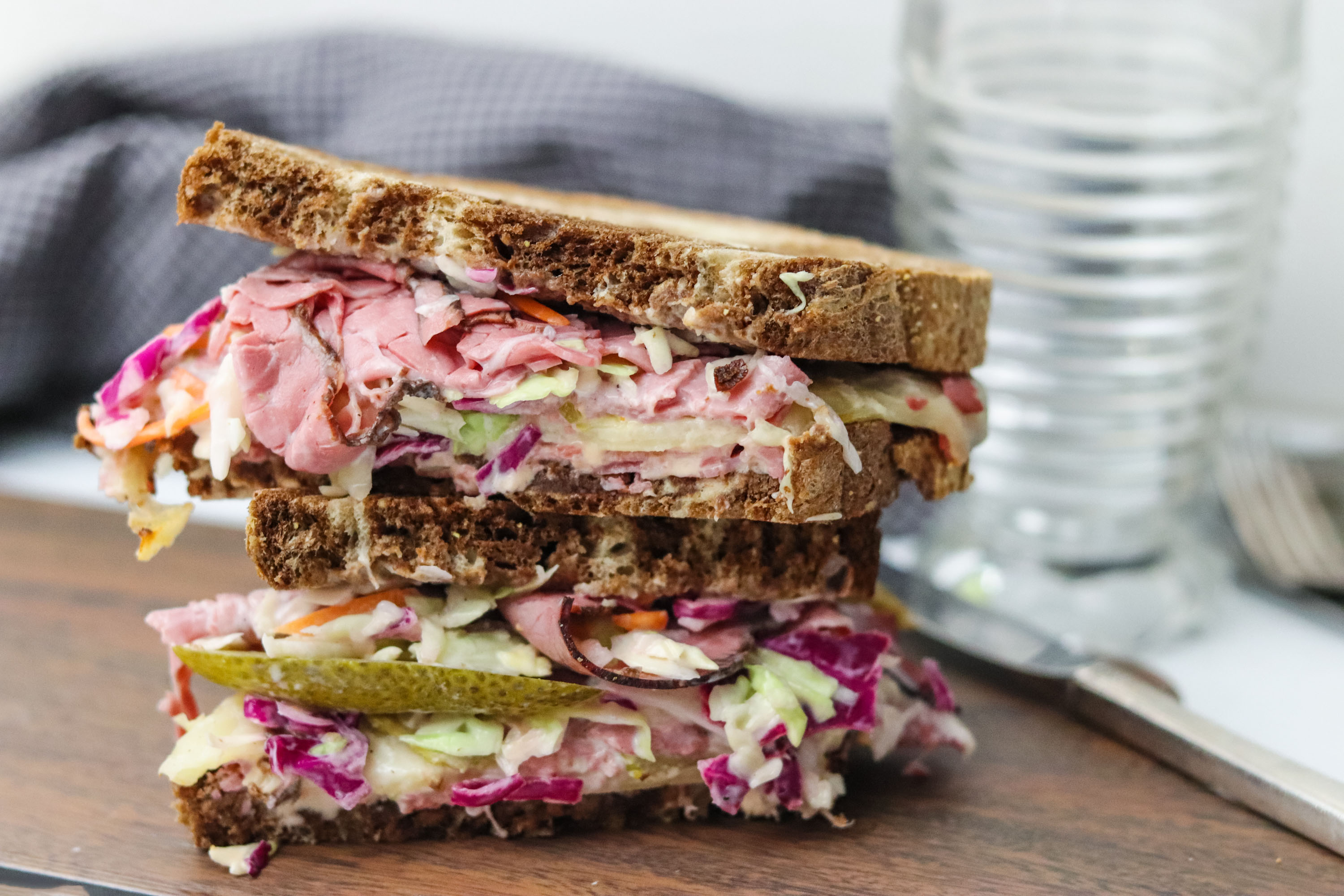 Delicious Pastrami Sandwich - Budget Savvy Diva