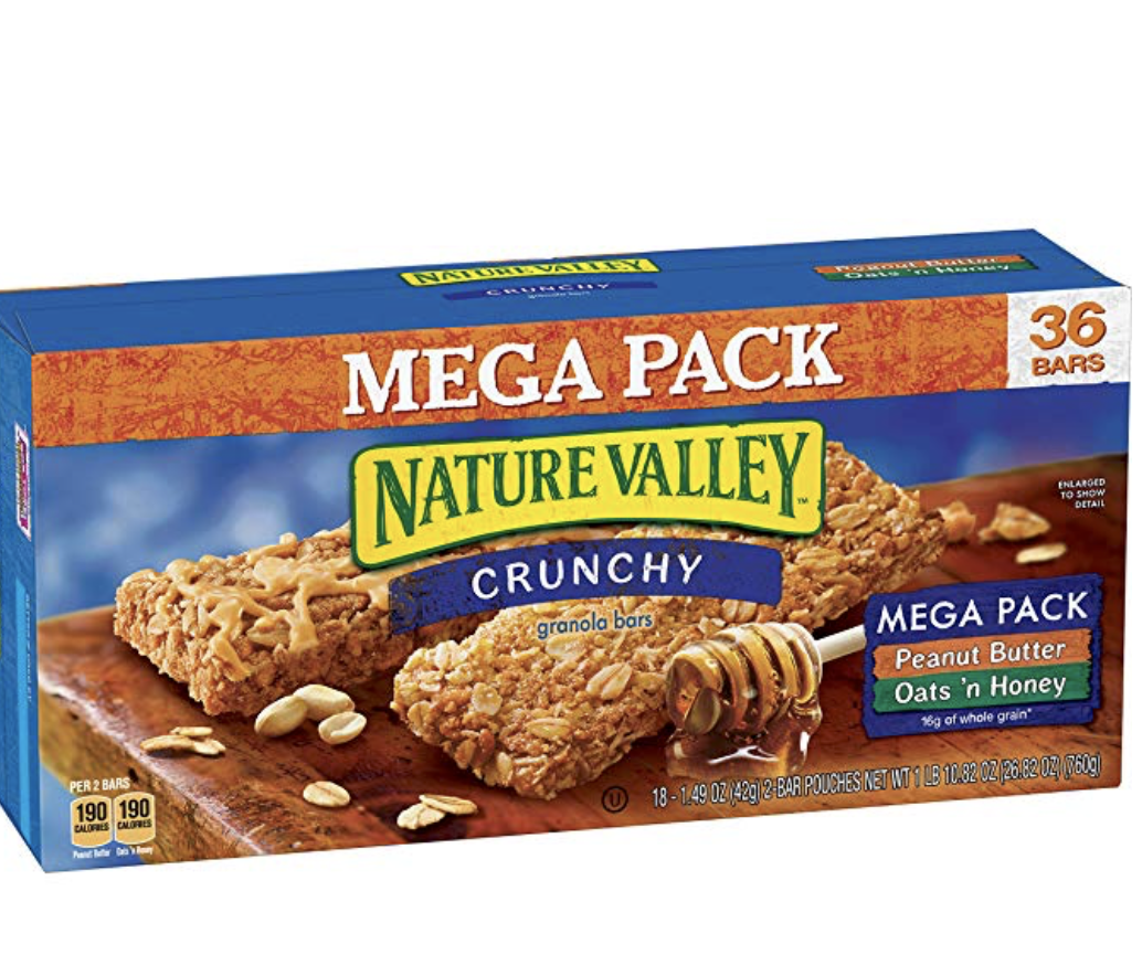 Nature Valley Granola Bars 18Pack Only 4.75 Shipped at Amazon Budget Savvy Diva