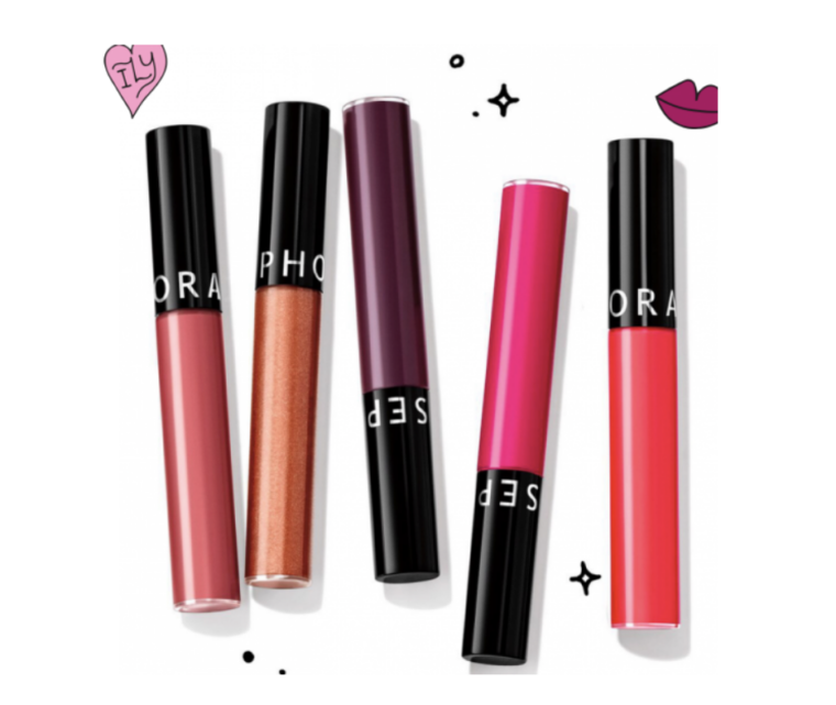 Free lip gloss samples