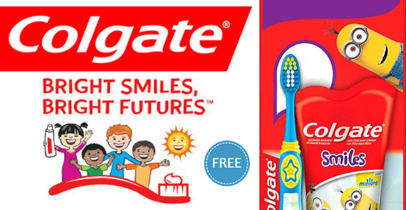 Free toothpaste and toothbrush samples