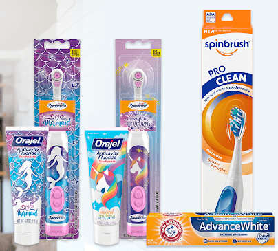 Toothbrush samples free