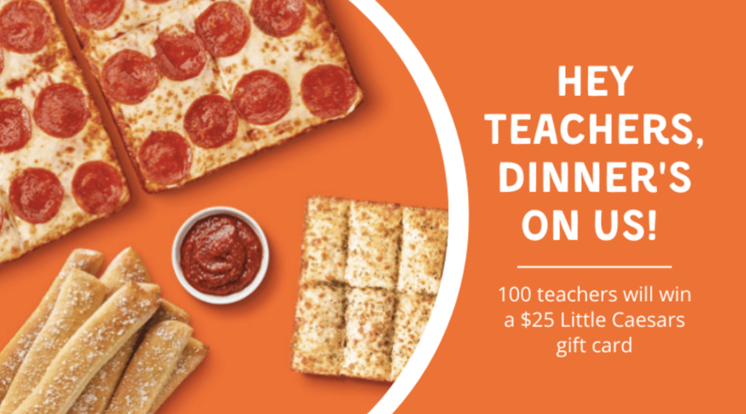 Little Caesars “We Are Teachers” Sweepstakes Budget Savvy Diva