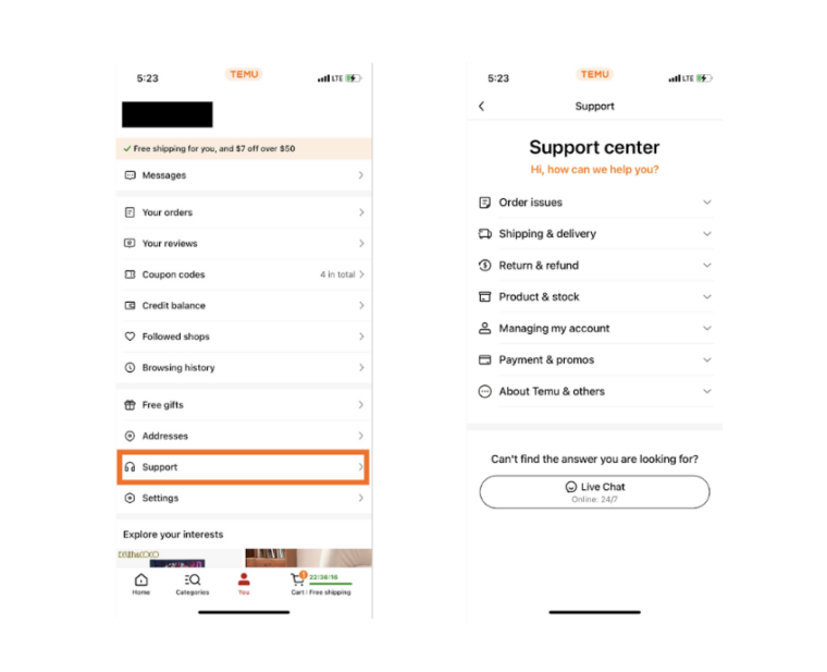 Temu: How to Get Help With An Order - Budget Savvy Diva