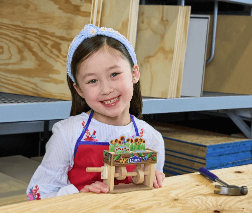 FREE Spring Popup Flower Box Workshop at Lowes Budget Savvy Diva